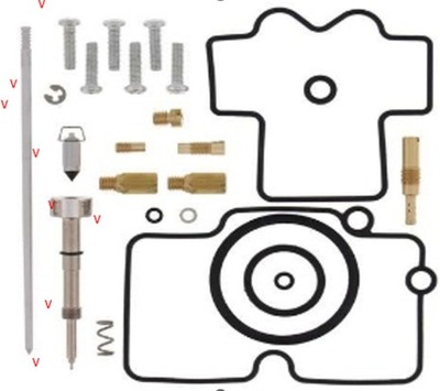 BEARING WORX КОМПЛЕКТ РЕМОНТНЫЙ КАРБЮРАТОРА SUZUKI RMZ 450 05-06 (26-1466)