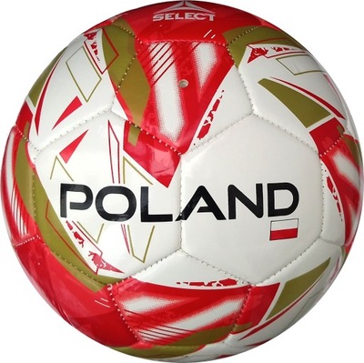 piłka nożna Select Poland Flag Ball POLAND WHT-RED 5