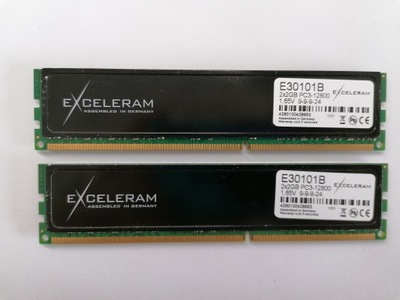 Pamięc Excelram 4GB (2x2GB) 1600Mhz DDR3 nr192