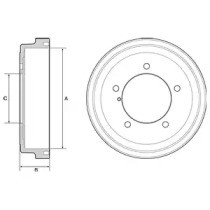 БАРАБАН ТОРМОЗНОЙ SUZUKI DELPHI