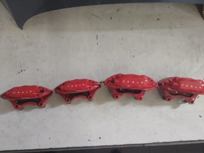 Tesla s суппорты hamluce performance красные фото №1