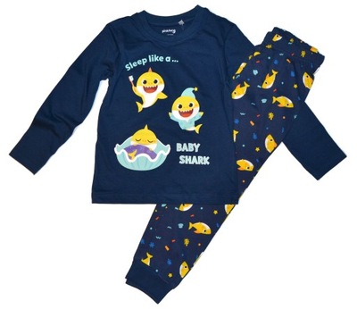 Piżama BABY SHARK 104, piżamka rekiny