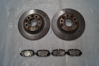 Тормозные диски тормозные колодки тормозные задняя jeep compass 16-20 фото №1