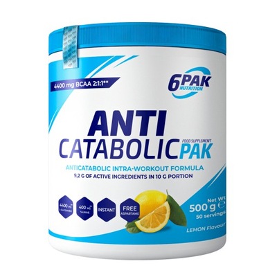 6PAK Nutrition Anticatabolic PAK - 500g cytryna