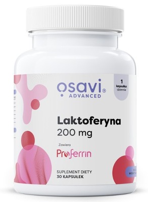 OSAVI Advanced Laktoferyna Proferrin 200mg, ODPORNOŚĆ 30 kapsułek