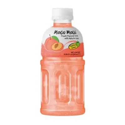 Napój brzoskwiniowy z galaretką kokosową Mogu Mogu napoje z nata de coco