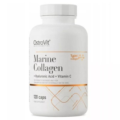 OstroVit Marine Collagen kolagen rybi 120 kapsułek
