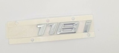 BMW1 F20 LCI F21 LCI INSCIPTION SIGN LOGO EMBLEM 118I REAR 7383782 NEW CONDITION  