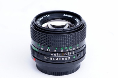 CANON FD 50 mm f/1,4 NEW FD Obiektyw