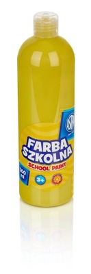 Farba szkolna 500 ml, żółta, ASTRA