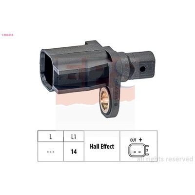 CZUJNIK, VELOCIDAD REVERSIBLE RUEDAS EPS 1.960.018  