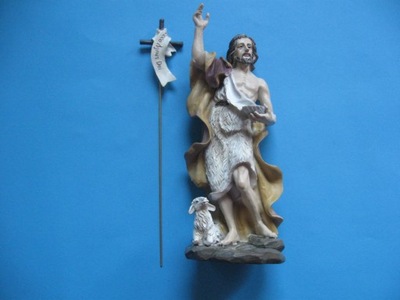 Figurka Jana Chrzciciela z żywicy 20 cm