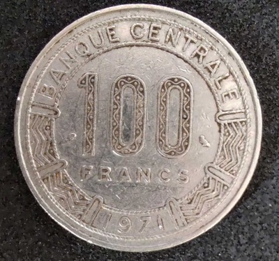 0589 - Kamerun 100 franków, 1971