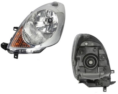 Фара лампа левый nissan note e11 06-09 tyc фото №1