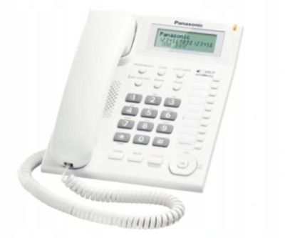 Telefon stacjonarny Panasonic KX-TS880EXW, biały