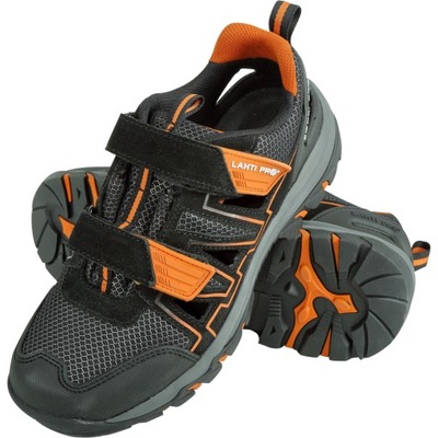 LAHTI PRO BATAI SANDALY DARBINIAI APSAUGINĖS BLACK/GRAY/ORANGE O1 SRA L3060642 