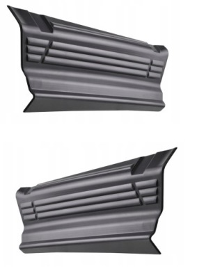 Накладки защитное na порог fiat ducato 2007-2020 фото №1
