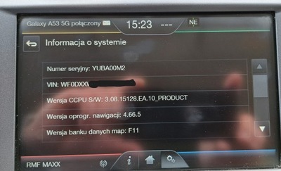 NAJNOWSZA Mapa do nawigacji Europa FORD SYNC2 F11karta pamięci SD