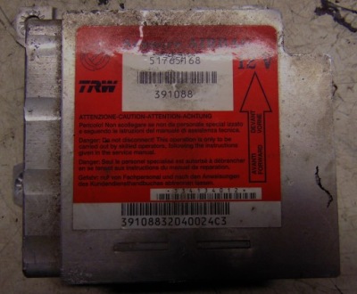 Модуль датчик air bag lancia musa europa фото №1