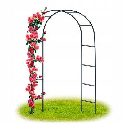 DZWON ŁUK PODPORA NA RÓŻE 240 CM PERGOLA STOJAK