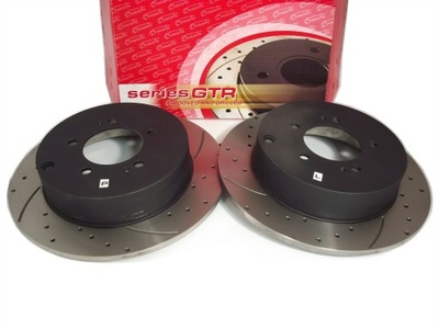 DISCOS 302MM WIERCONE BOZARTO MITSUBISHI ASX OUTLANDER II PEUGEOT 4008 PARTE TRASERA  