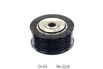 Skf vkm 65088 ролик направляющая / направляющая, ремень клиновой зубчатый фото №1