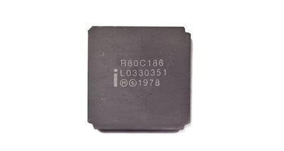 RETRO PROCESOR INTEL 80186 / 186 x86 16BIT