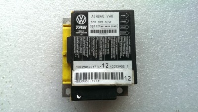 Модуль блок керування air bag vw passat b6 3c0909605f фото №1