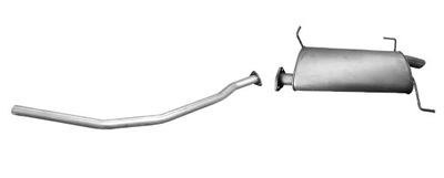 Mitsubishi grandis 2.0 d труба + гасник кінцевий фото №1