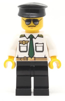 Lego figurka cty0403 pilot samolotu