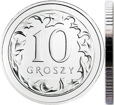 10 gr groszy 1991 mennicza mennicze z woreczka