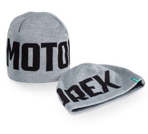 MOTOREX CZAPKA WINTER GREY KNITTED HAT  