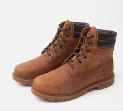 TIMBERLAND BOTKI DAMSKIE BRĄZOWE SKÓRZANE EU37 ŻGA