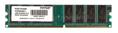 Pamięć RAM Patriot DDR 1 GB 400