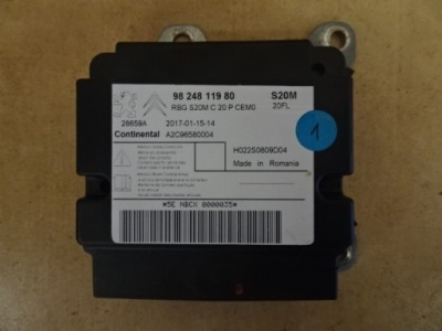 Датчик подушек 508 ii 2 9824811980 фото №1