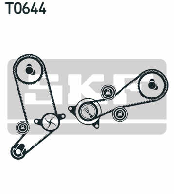 ГРМ Z ПОМПОЮ SKF VKMC 01258-1 VKMC012581