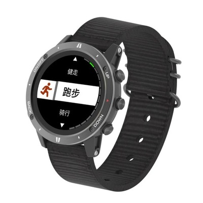 Inteligentny zegarek sportowy GPS czarny