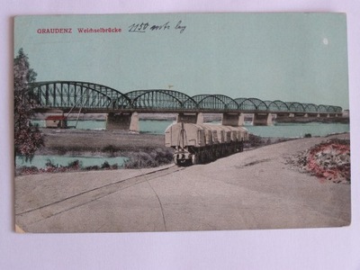 Grudziądz Graudenz pogłębiarka pociąg 1917