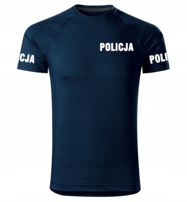 Koszulka granatowa termoaktywna POLICJA męska 3XL