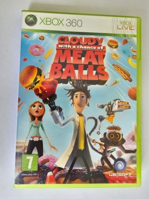 CLOUDY WITH A CHANCE OF MEATBALLS Microsoft Xbox 360 x360