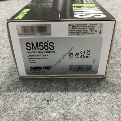 Shure SM58 legendarny przewodowy wokalny mikrofo