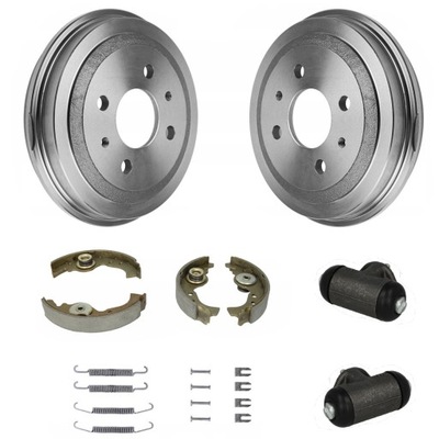 БАРАБАНЫ КОЛОДКИ ЦИЛИНДРИ РЕМОНТНЫЙ ЗАД FIAT 126P