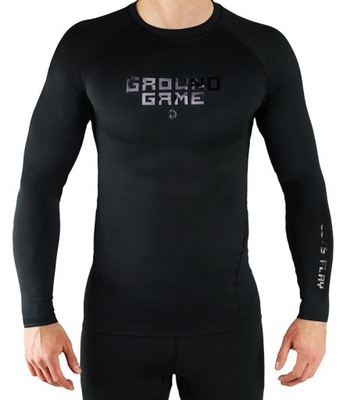 Rashguard długi rękaw Athletic Shiny Czarny M