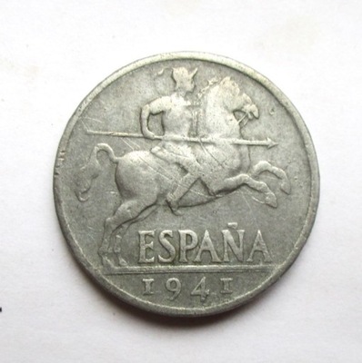 10 Centymów 1941 r. Hiszpania