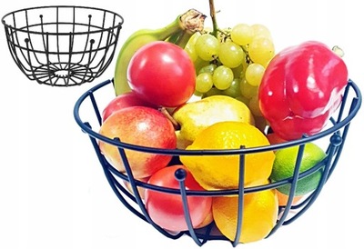 KOSZ KOSZYK PATERA NA OWOCE WARZYWA LOFT CZARNY BRUNBESTE