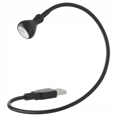JANSJO Lampa LED do laptopa na USB, czarna, długość 37,5 cm