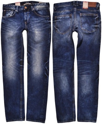 TOM TAILOR spodnie BLUE jeans SLIM AEDAN _ W32 L34