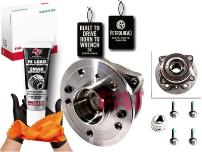 Набір підшипник колеса з ступиця перед bez гайки mercedes gl x166 gle фото №1