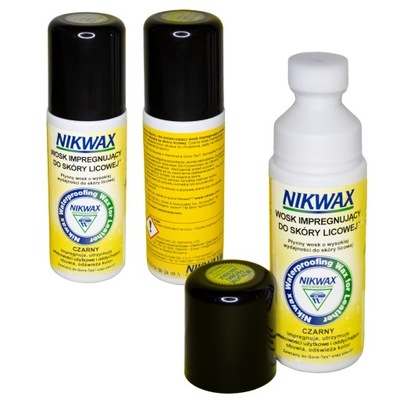 IMPREGNAT DO BUTÓW WOSK NIKWAX SKÓRA CZARNY 125ml