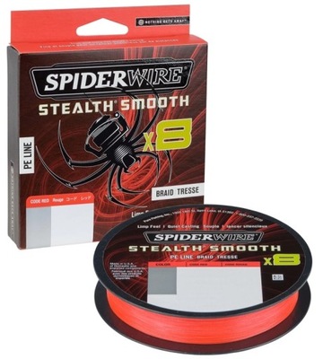 Spiderwire Stealth Smooth 8X Red 0,07mm / 150m